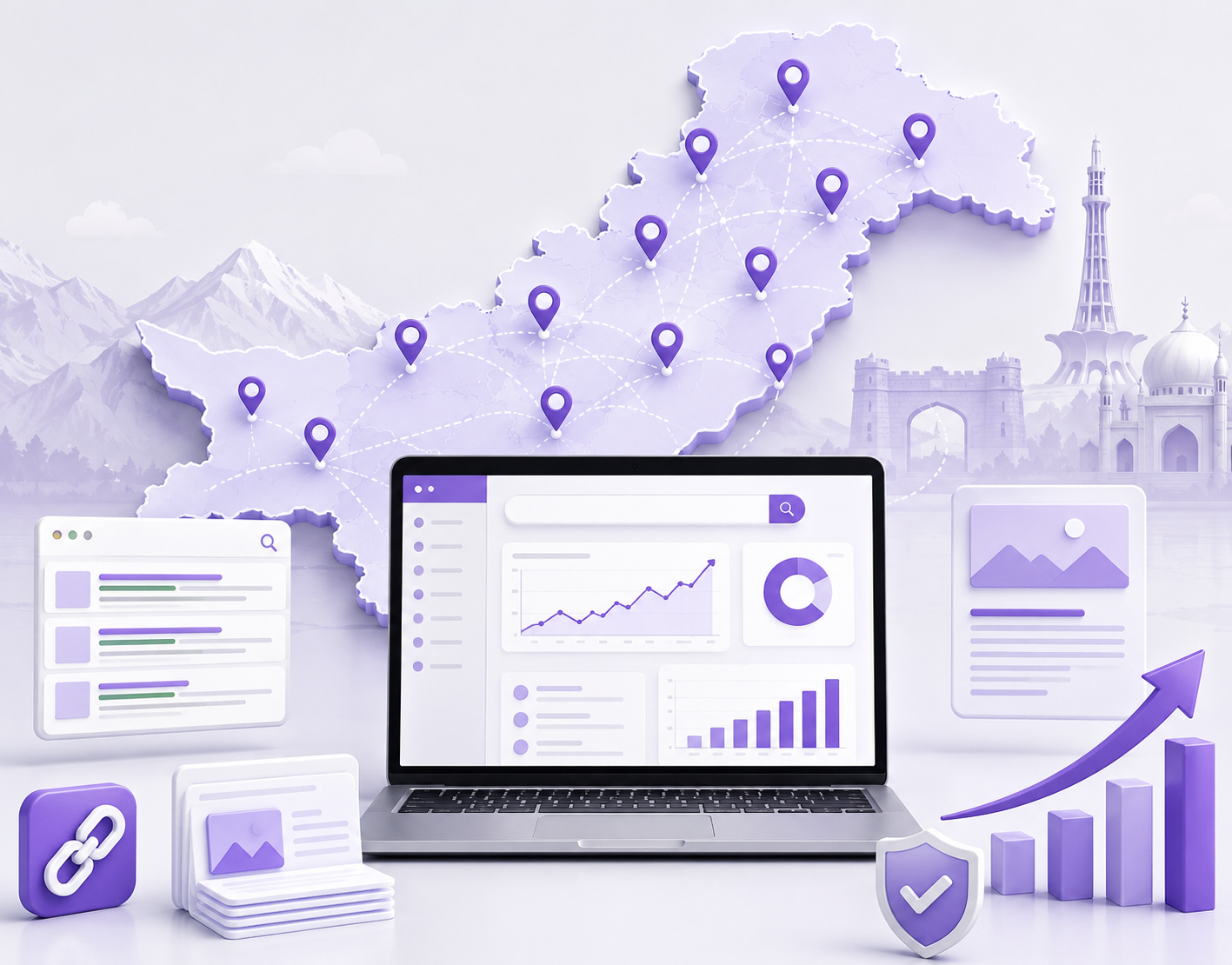 National SEO services helping business rank across Pakistan with countrywide search visibility