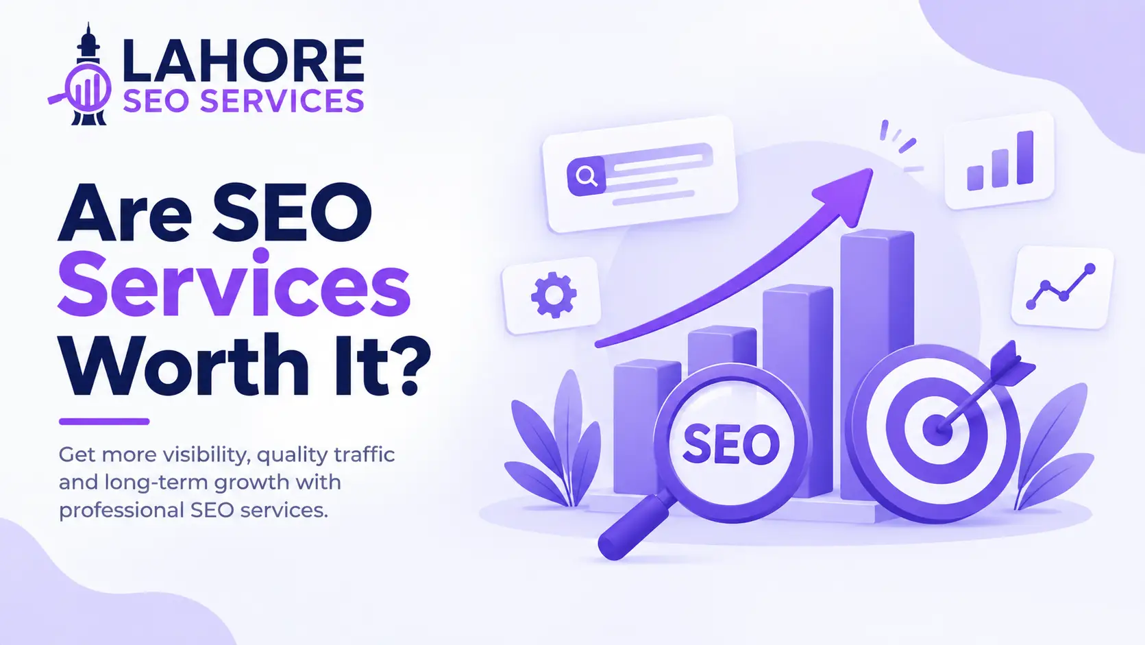 SEO services improve website visibility, traffic, and growth