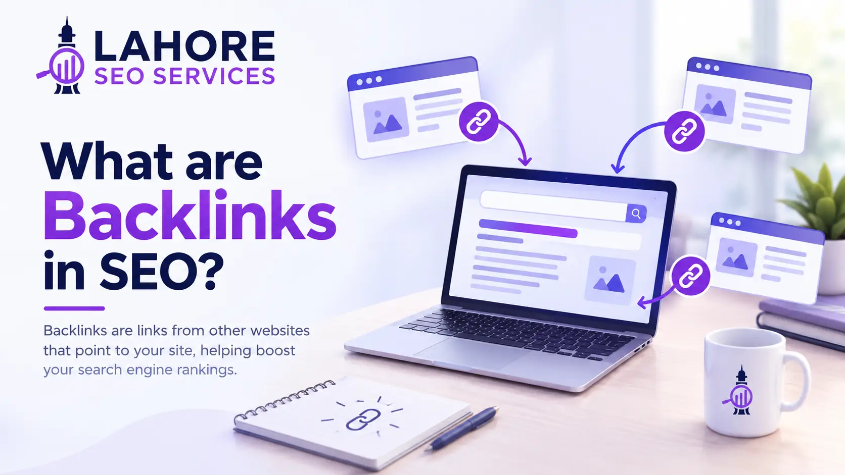 Backlinks from other websites pointing to your site in SEO
