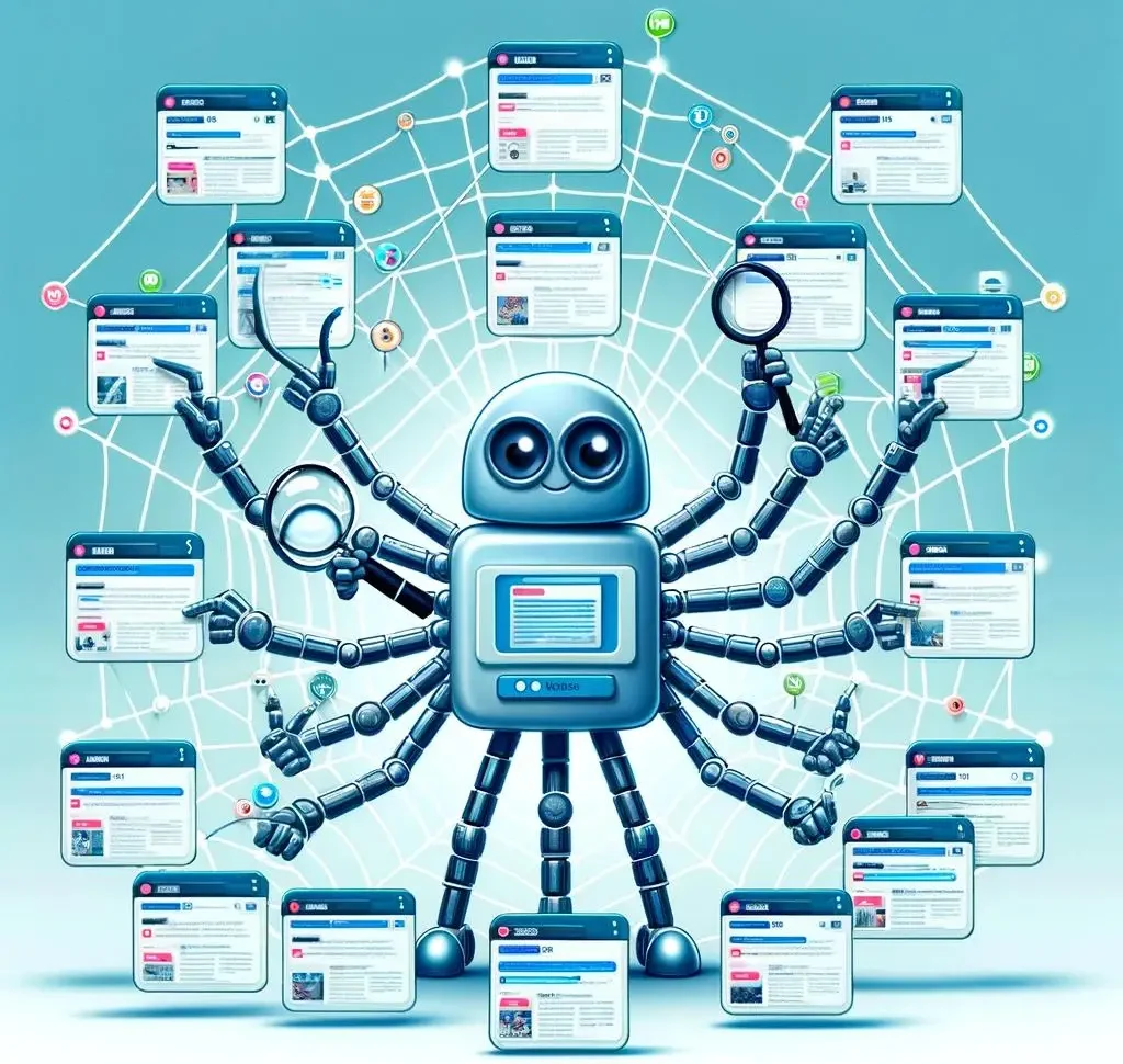 Googlebot crawling linked website pages